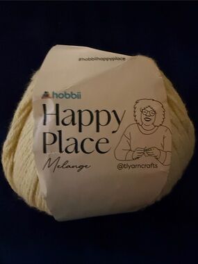Hobbii Happy Place Melange Yarn - Cream